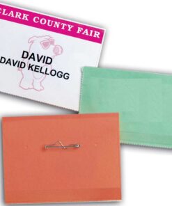 Plastic Econo-Badges - Jumbo Pin