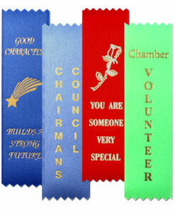 Custom Printed Vertical Ribbons