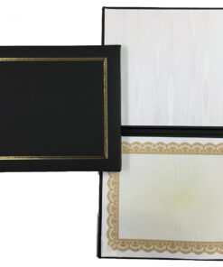 Gold Frame Turned Edge Portrait Style Diploma Holder (No Print) #0361