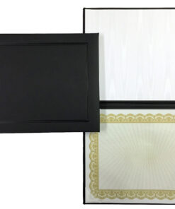 Debossed Frame Turned Edge Portrait Style Diploma Holder (No Print) #0363