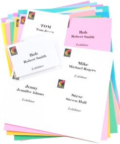 Badge Holder Inserts - Standard 3 1/8" x 1 7/8"